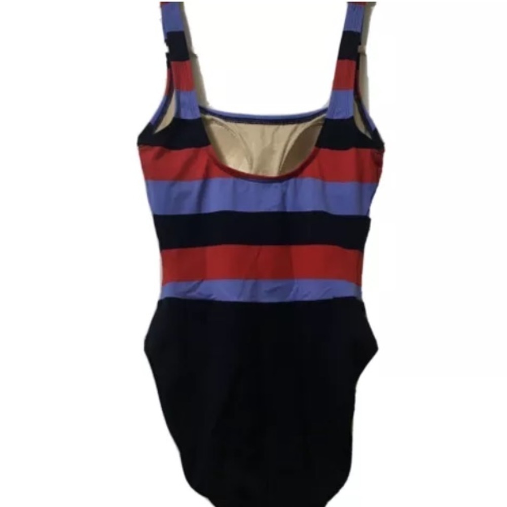 Vintage VM Sport Striped Swimsuit - Picture 2 of 4